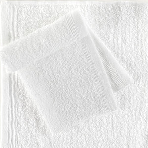 Gästehandtücher 50 Stk. Baumwolle 350 g/m² 30 x 30 cm Weiß