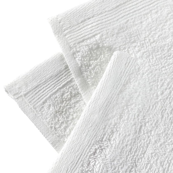 Gästehandtücher 50 Stk. Baumwolle 350 g/m² 30 x 30 cm Weiß