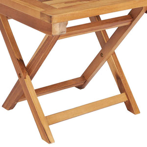 Sonnenliegen 2 Stk. mit Tisch Massivholz Teak