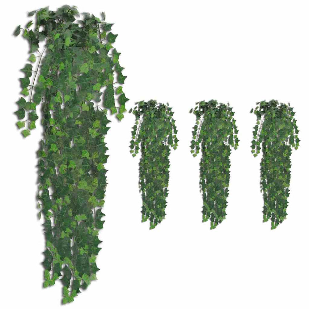 vidaXL Guirlandes de lierre artificiel 4 pcs Vert 90 cm