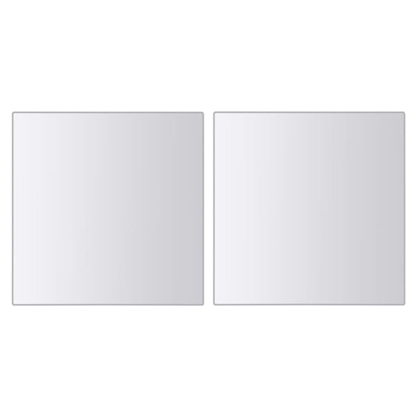 16-tlg. Spiegelfliesen-Set Verschiedene Formen Glas
