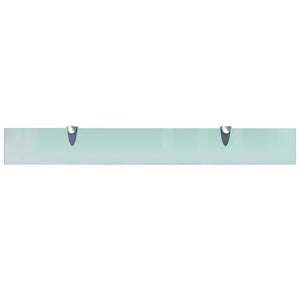 Schweberegale 2 Stk. Glas 80x10 cm 8 mm