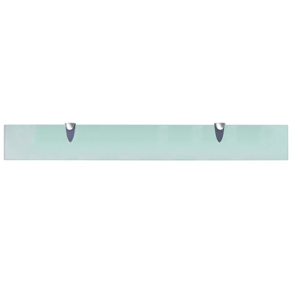 Schweberegale 2 Stk. Glas 80x10 cm 8 mm