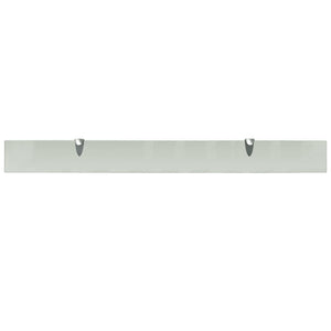 Schweberegale 2 Stk. Glas 100x10 cm 8 mm