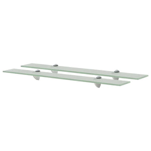 Schweberegale 2 Stk. Glas 70x20 cm 8 mm