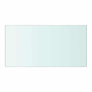 Regalböden 2 Stk. Glas Transparent 40x20 cm