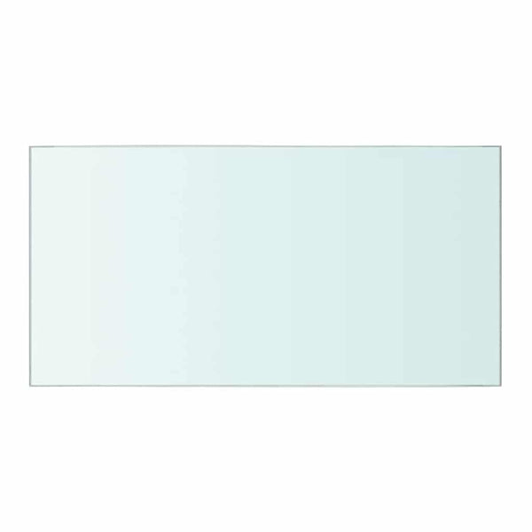 Regalböden 2 Stk. Glas Transparent 40x20 cm