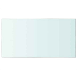 Regalböden 2 Stk. Glas Transparent 40x25 cm