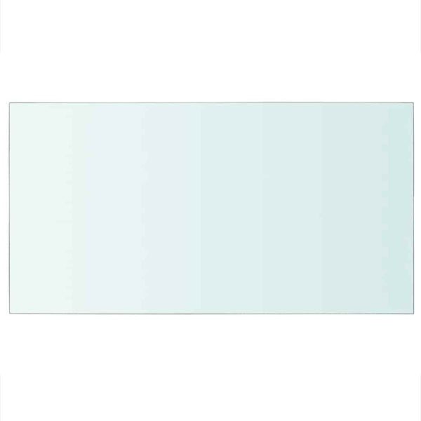 Regalböden 2 Stk. Glas Transparent 40x25 cm