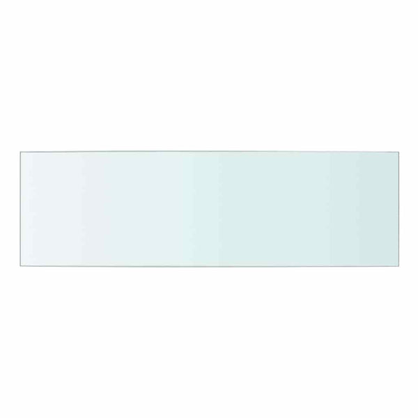 Regalböden 2 Stk. Glas Transparent 50x15 cm