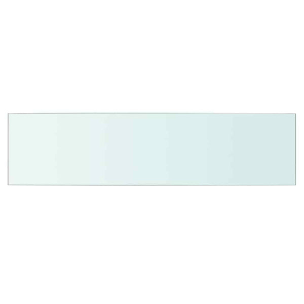 Regalböden 2 Stk. Glas Transparent 60x15 cm