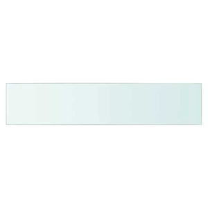 Regalböden 2 Stk. Glas Transparent 70x15 cm