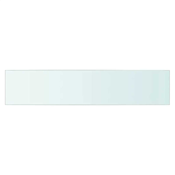 Regalböden 2 Stk. Glas Transparent 70x15 cm
