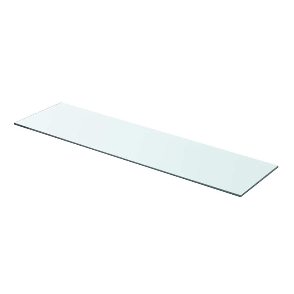 Regalböden 2 Stk. Glas Transparent 80x20 cm