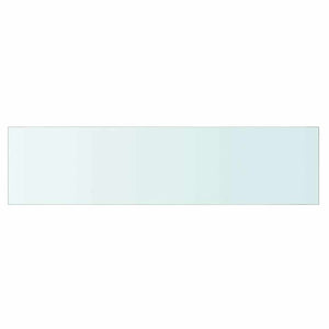 Regalböden 2 Stk. Glas Transparent 80x20 cm