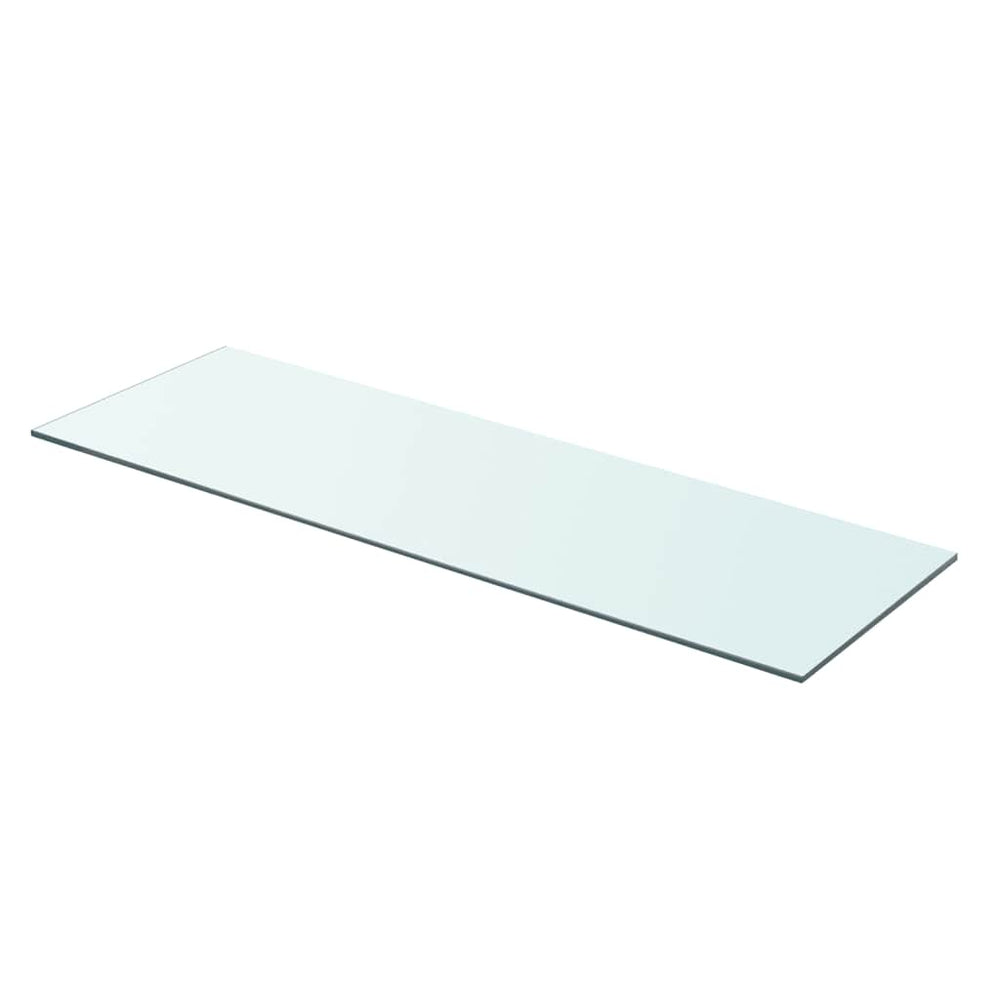 Regalböden 2 Stk. Glas Transparent 80x25 cm