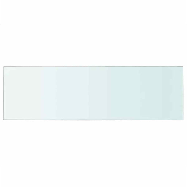 Regalböden 2 Stk. Glas Transparent 80x25 cm