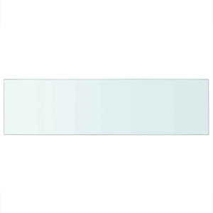 Regalböden 2 Stk. Glas Transparent 90x25 cm