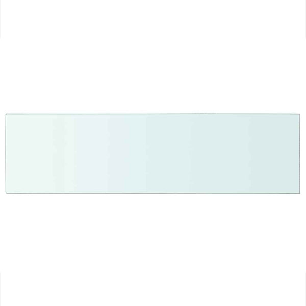 Regalböden 2 Stk. Glas Transparent 90x25 cm