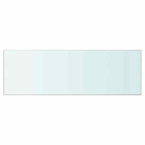 Regalböden 2 Stk. Glas Transparent 90x30 cm