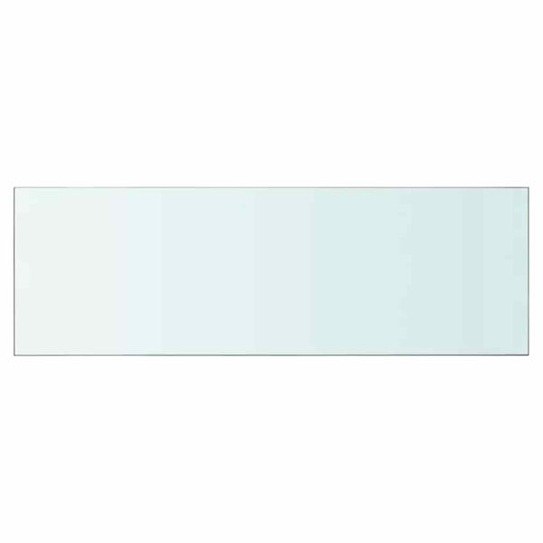 Regalböden 2 Stk. Glas Transparent 90x30 cm