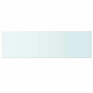 Regalböden 2 Stk. Glas Transparent 100x30 cm