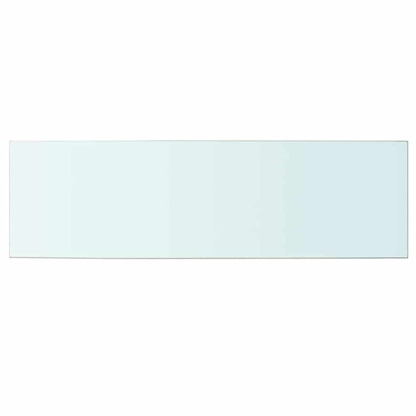 Regalböden 2 Stk. Glas Transparent 100x30 cm