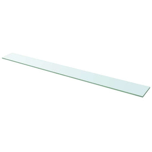 Regalböden 2 Stk. Glas Transparent 110x12 cm