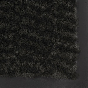 Schmutzfangmatten 2 Stk. Rechteckig Getuftet 60x90 cm Schwarz
