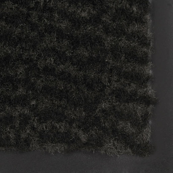 Schmutzfangmatten 2 Stk. Rechteckig Getuftet 60x90 cm Schwarz