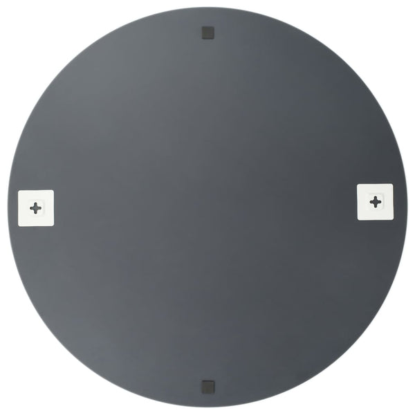 Wandspiegel 2 Stk. 50 cm Rund Glas