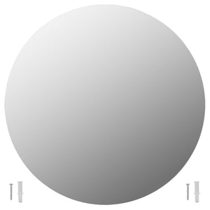 Wandspiegel 2 Stk. 60 cm Rund Glas