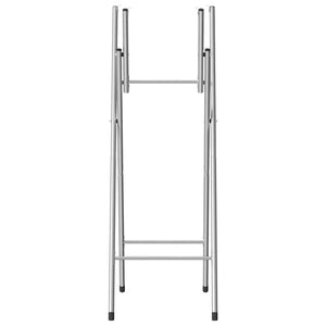 Bartisch-Gestell Klappbar Silbern 45x53x108 cm Verzinkter Stahl