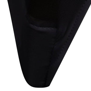 vidaXL Housses de chaise extensibles noires 30 pcs