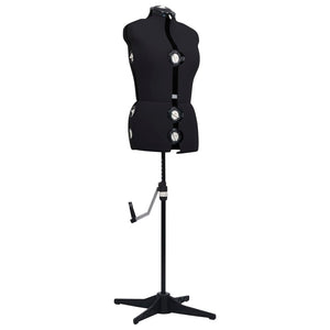 Schneiderpuppe Verstellbar Weiblich Schwarz M Größe 40-46