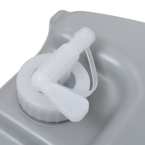 Réservoir d'eau portable vidaXL avec roues 40 L Gris