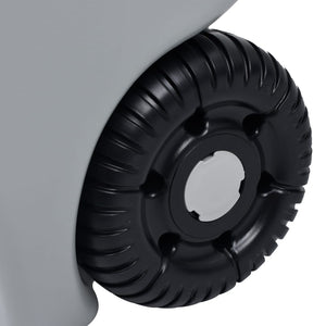 Réservoir d'eau portable vidaXL avec roues 40 L Gris