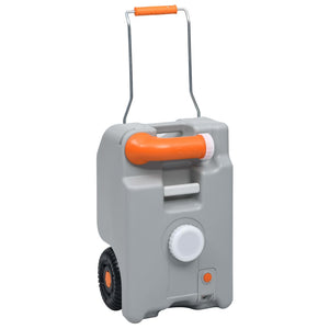 Camping-Wassertank mit Rollen 25 L Grau