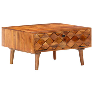 Couchtisch 68 x 68 x 38  cm Massivholz Akazie