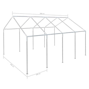 Pavillon Weiß 8 x 4 m