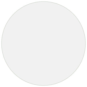 Tischfolie Transparent Ø 80 cm 2 mm PVC
