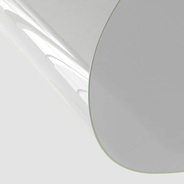 Tischfolie Transparent Ø 80 cm 2 mm PVC