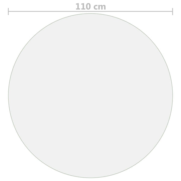 Tischfolie Matt Ø 110 cm 1,6 mm PVC