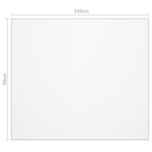 Tischfolie Matt 100x90 cm 1,6 mm PVC