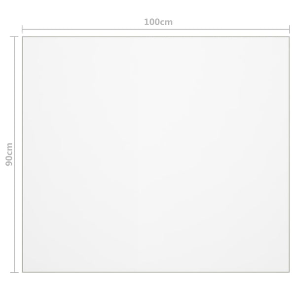 Tischfolie Matt 100x90 cm 1,6 mm PVC
