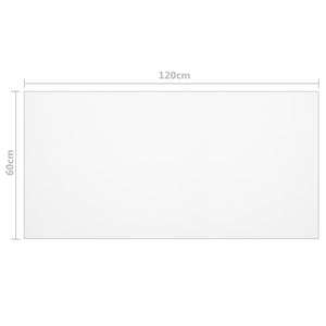 Tischfolie Transparent 120x60 cm 1,6 mm PVC