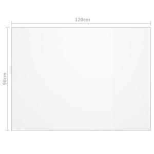 Tischfolie Transparent 120x90 cm 1,6 mm PVC