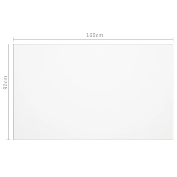 Tischfolie Transparent 160x90 cm 1,6 mm PVC