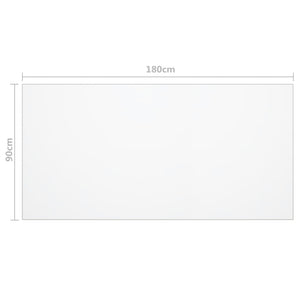 Tischfolie Transparent 180x90 cm 1,6 mm PVC