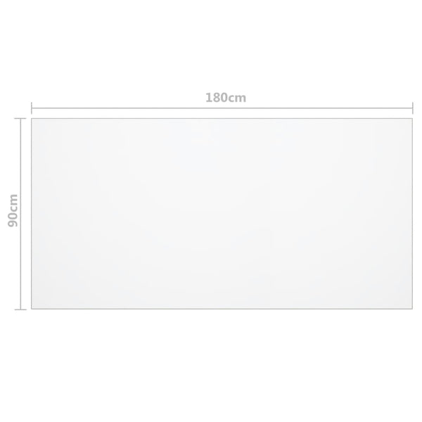 Tischfolie Transparent 180x90 cm 1,6 mm PVC